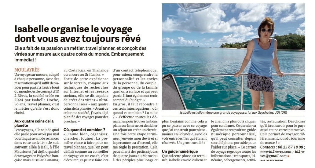 ID 2 Rêves dans la presse